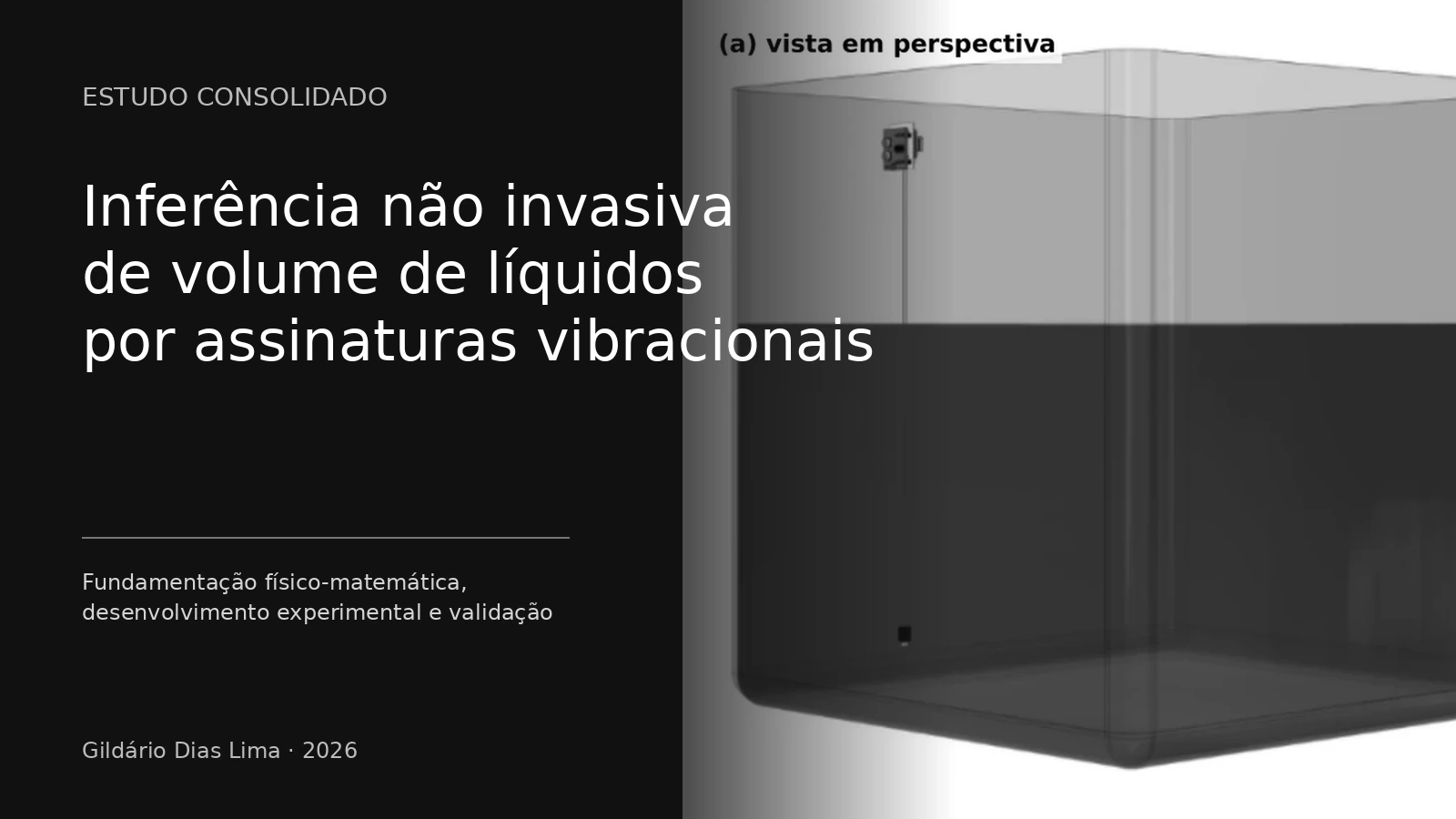 Inferência não invasiva de volume de líquidos em tanques por assinaturas vibracionais